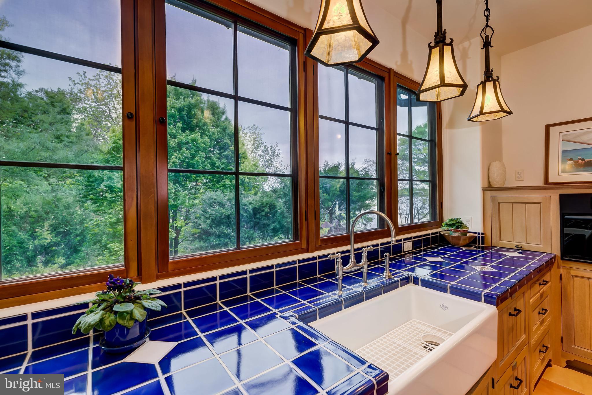 833 Londontown Road Edgewater, MD 21037 - Photo 21 of 100 Cobalt Blue Tile, Deep Farm Sink, 2 Dishwashers