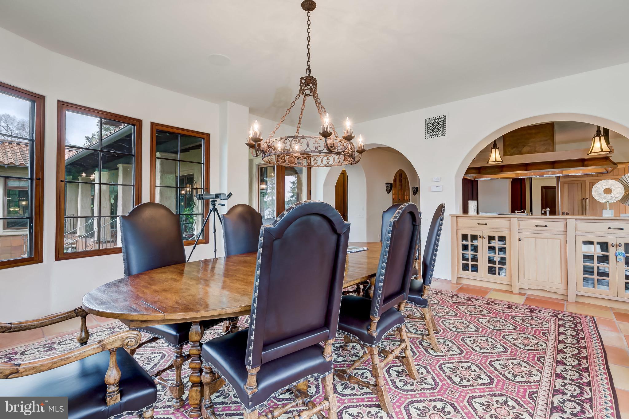 833 Londontown Road Edgewater, MD 21037 - Photo 26 of 100 Arched Pass Thru to Kitchen, Custom Cabinets