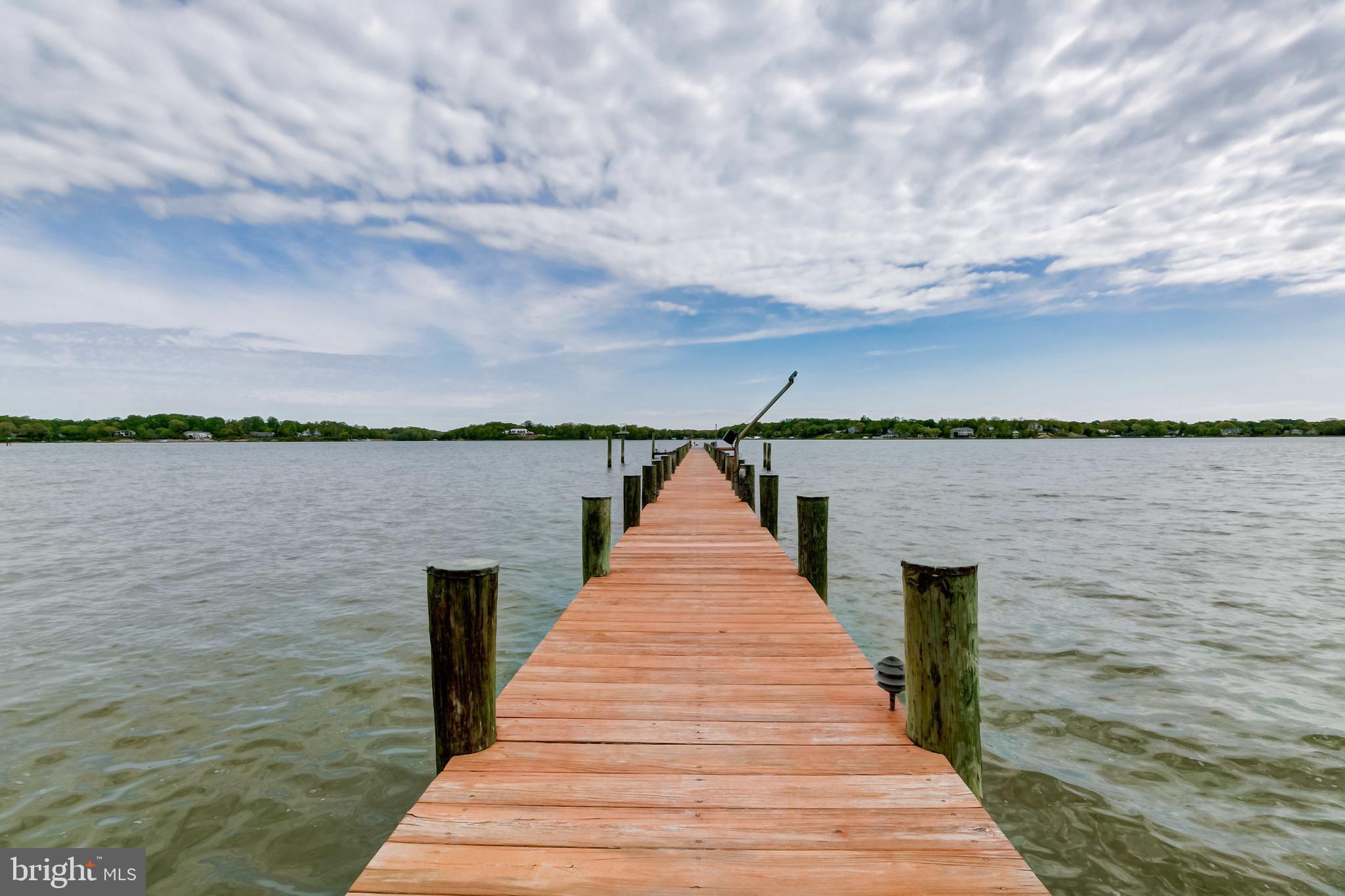 833 Londontown Road Edgewater, MD 21037 - Photo 81 of 100 End of Dock provides 11' Mean Water Depth
