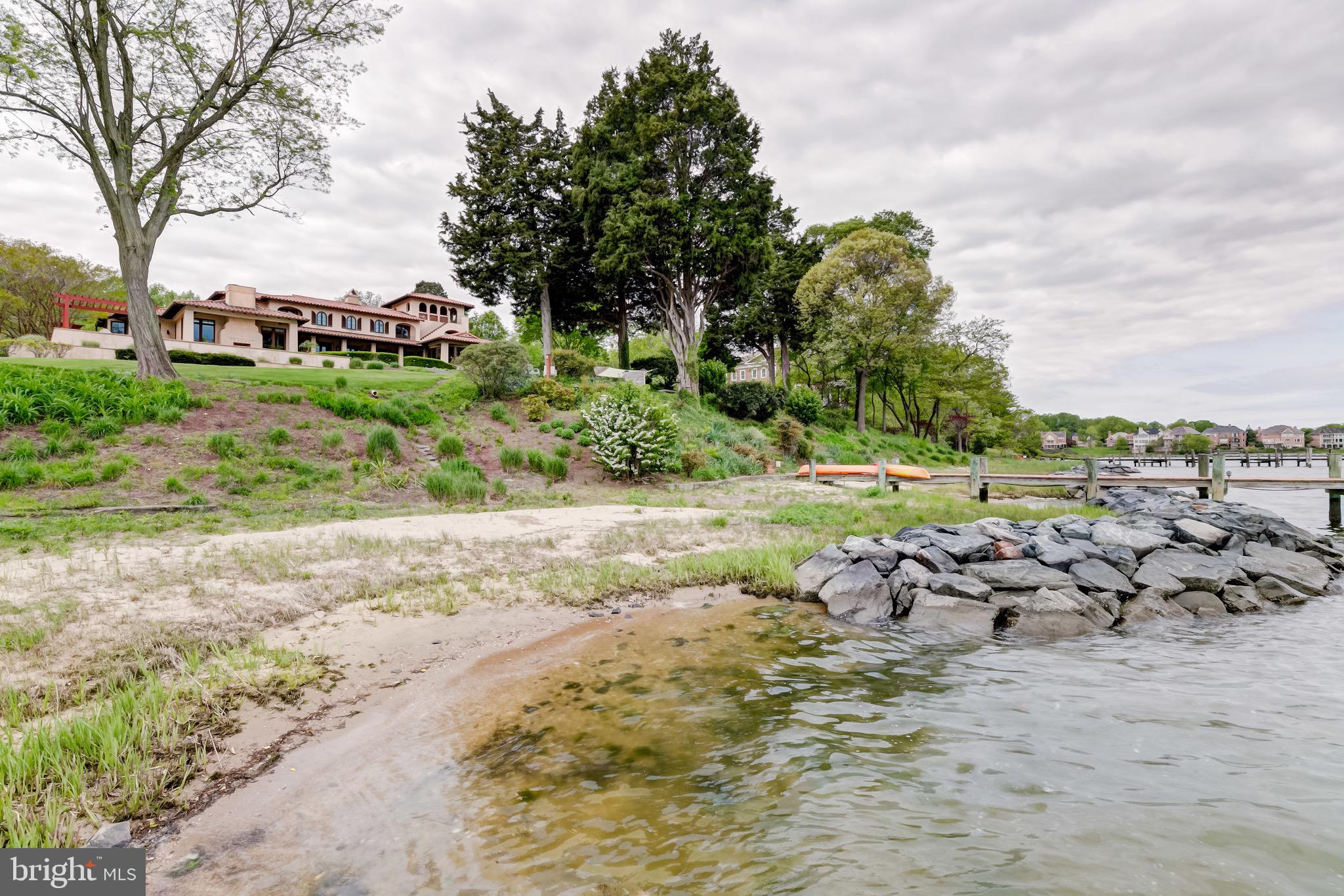 833 Londontown Road Edgewater, MD 21037 - Photo 84 of 100 300' Shoreline & House Sits High Above Water