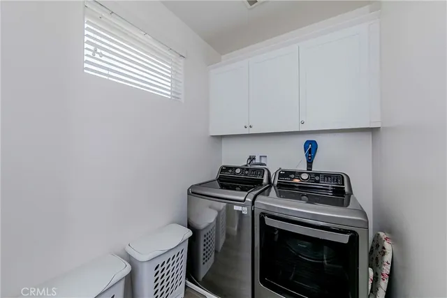 a view of a storage and utility room