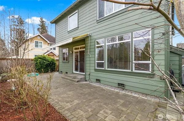 a view of a pathway of a building