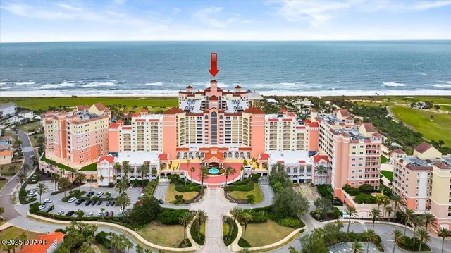 a view of swimming pool with outdoor seating