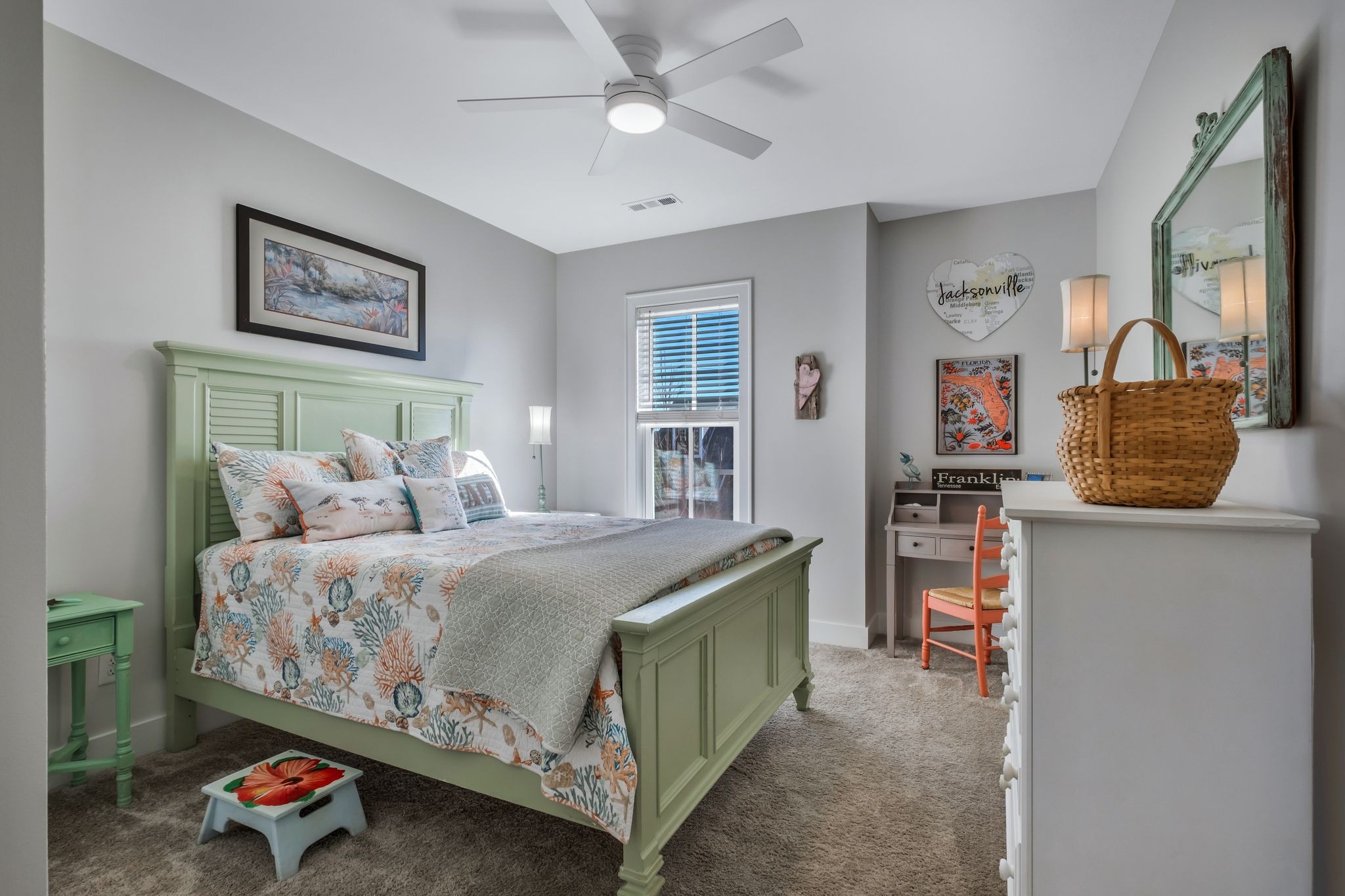 300 Croft Way Mount Juliet, TN 37122 - Photo 50 of 70 a bedroom with a bed and wooden floor