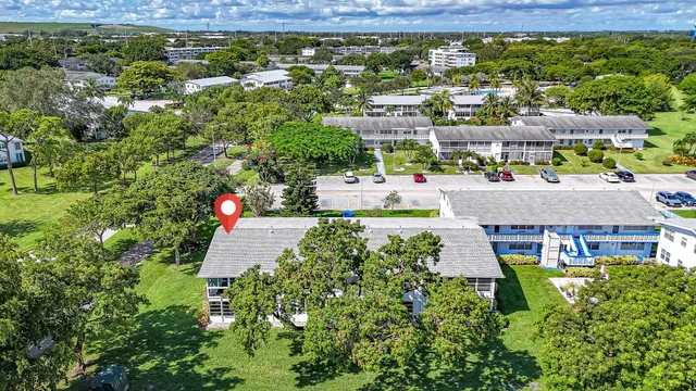 a aerial view of multiple house