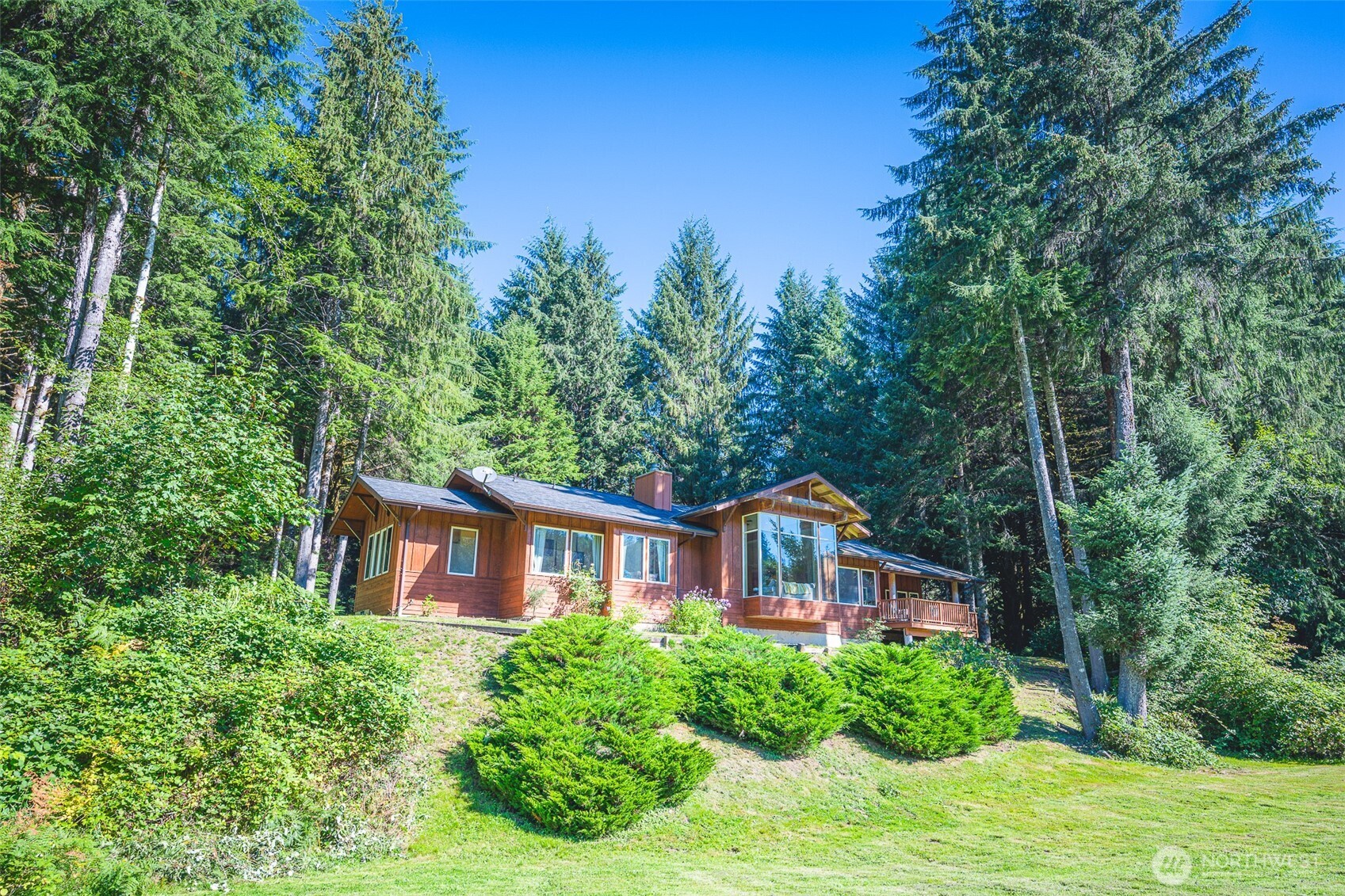 173 Pleasant Meadows Lane Beaver, WA 98305 - Photo 27 of 40 a view of a house with yard and plants