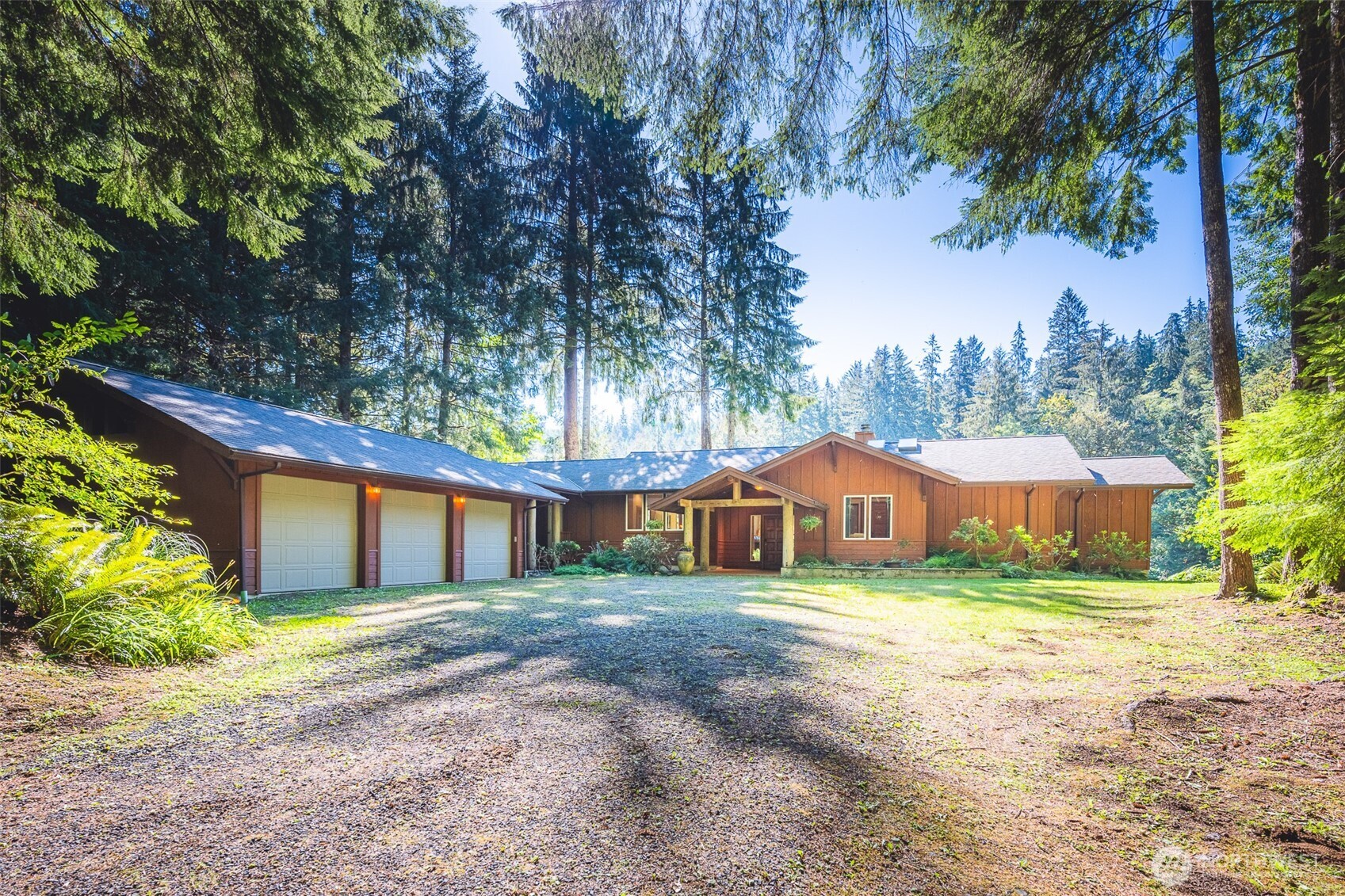 173 Pleasant Meadows Lane Beaver, WA 98305 - Photo 3 of 40 a house with garden in front of it
