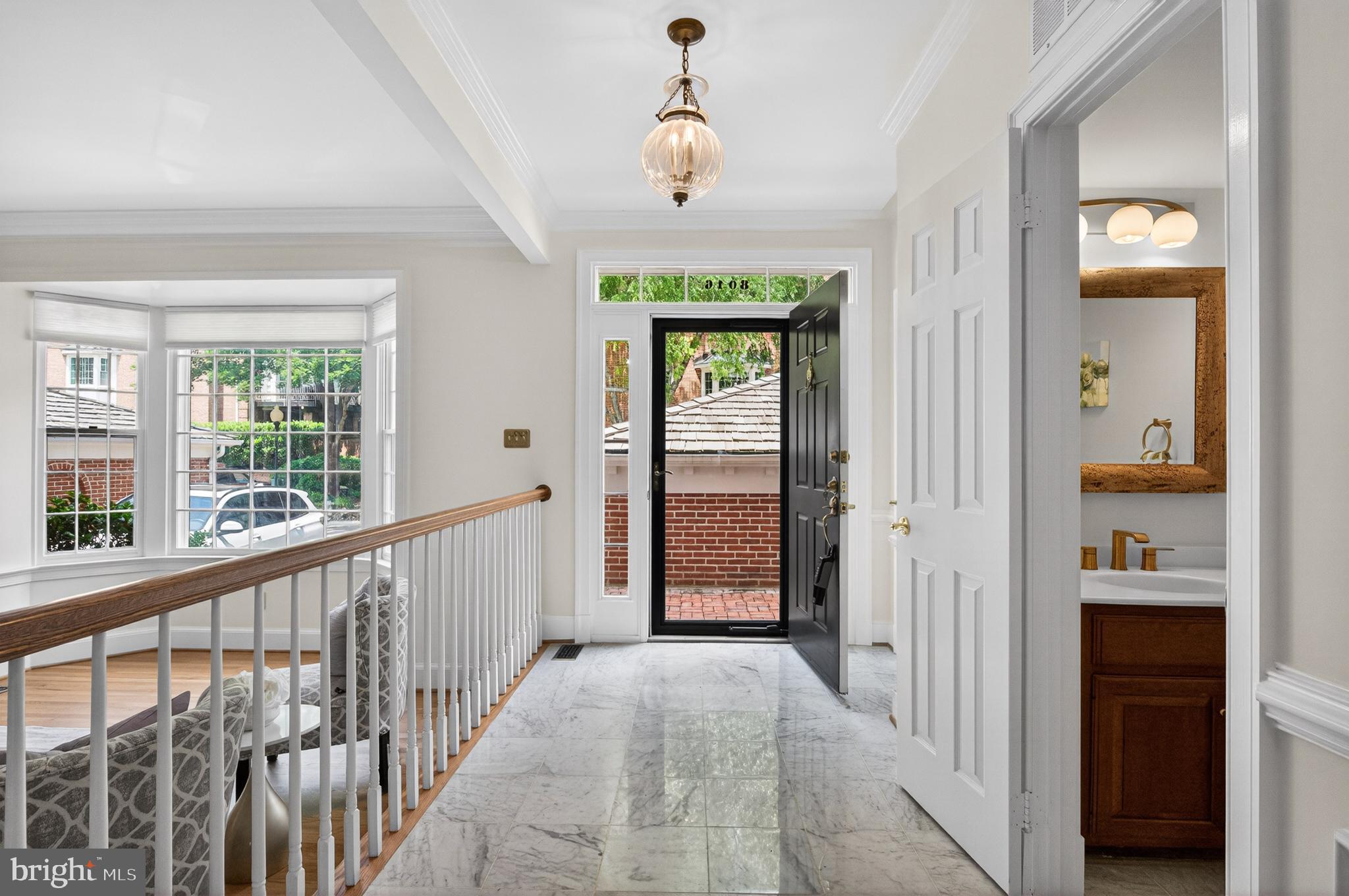8016 Quarry Ridge Way Bethesda, MD 20817 - Photo 4 of 69 Marble foyer