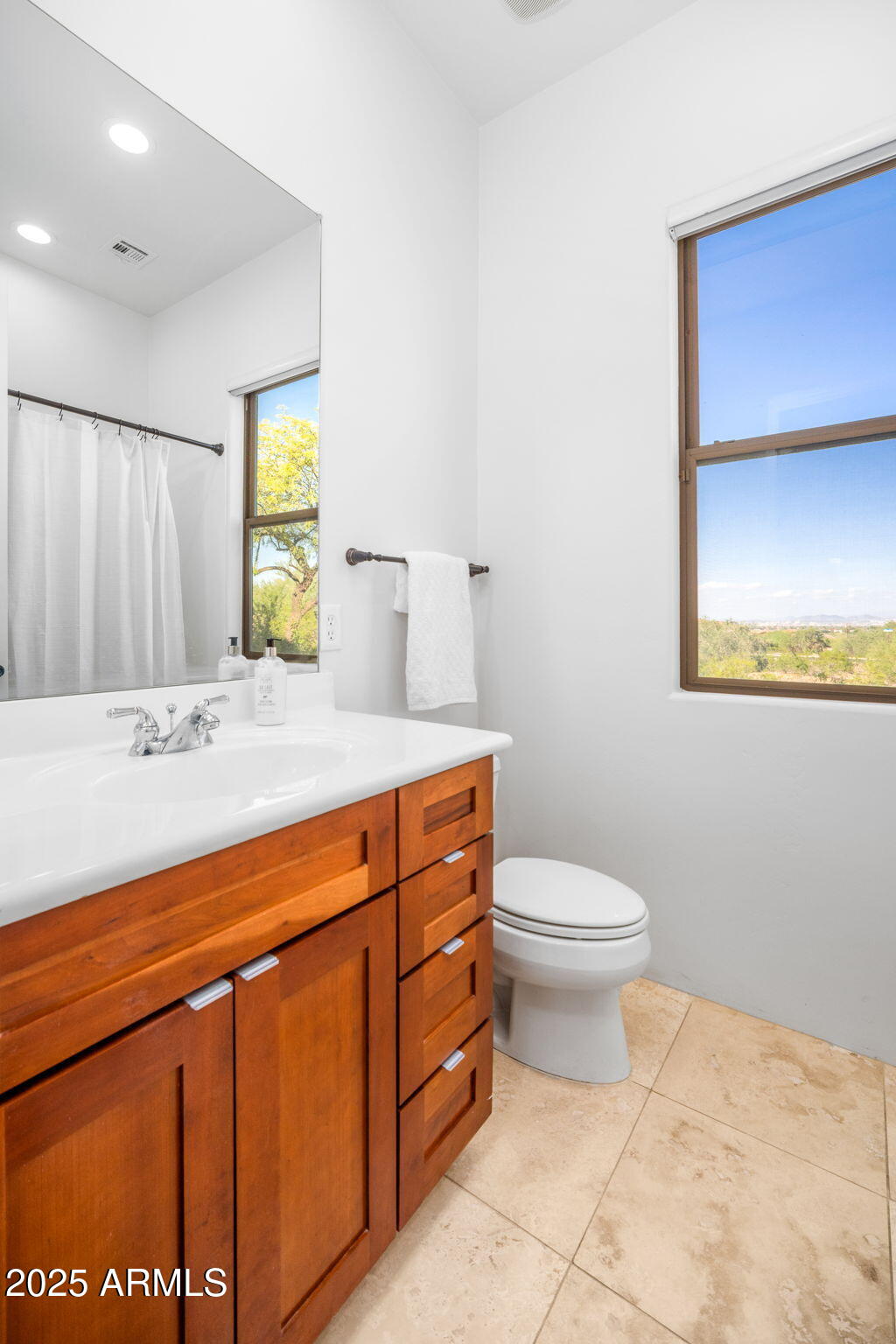 10302 South 16th Avenue Phoenix, AZ 85041 - Photo 33 of 74 a bathroom with a sink a toilet and mirror