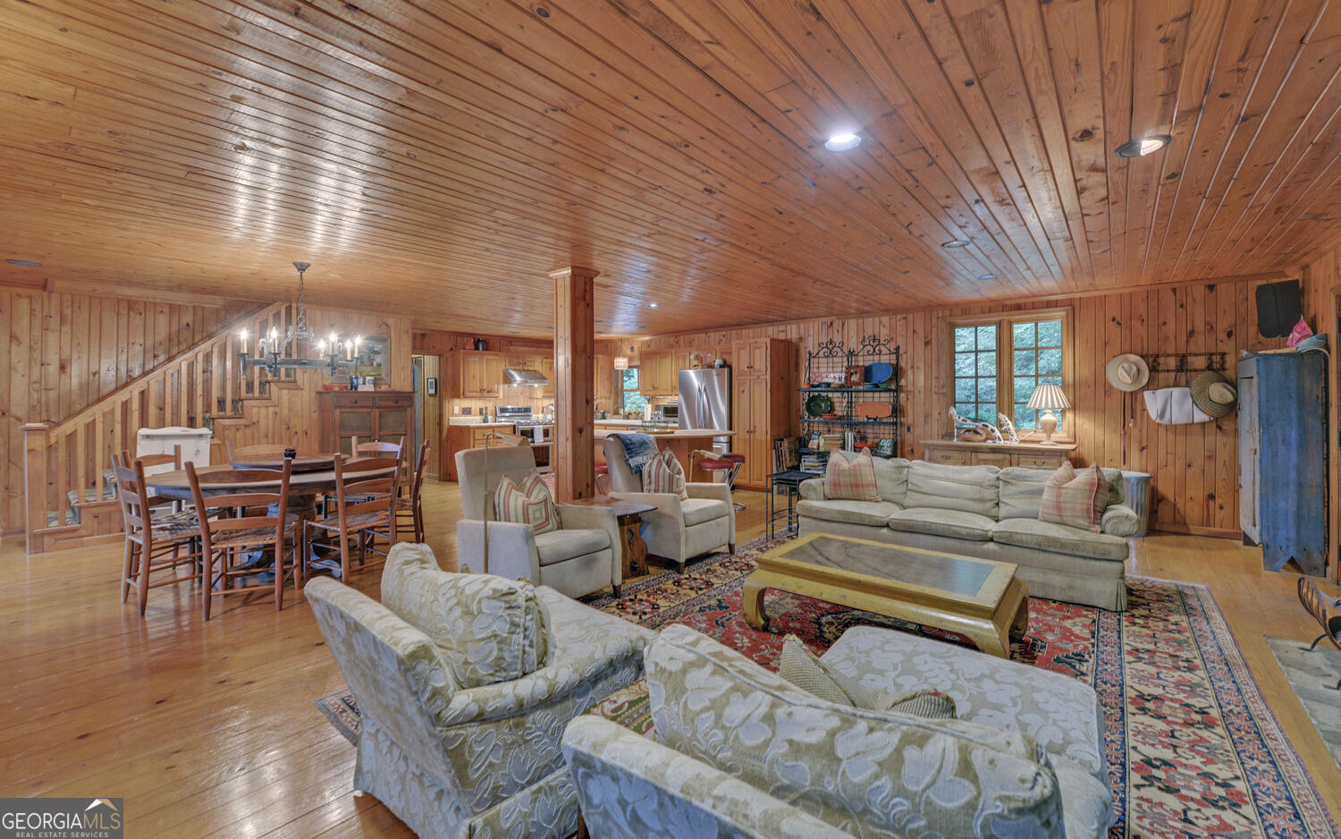 3540 Lake Rabun Road Lakemont, GA 30552 - Photo 7 of 81 a living room with furniture and wooden floors