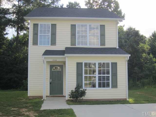4360 Haverty Drive Raleigh, NC 27610 - Photo 1 of 9 a front view of a house with a yard