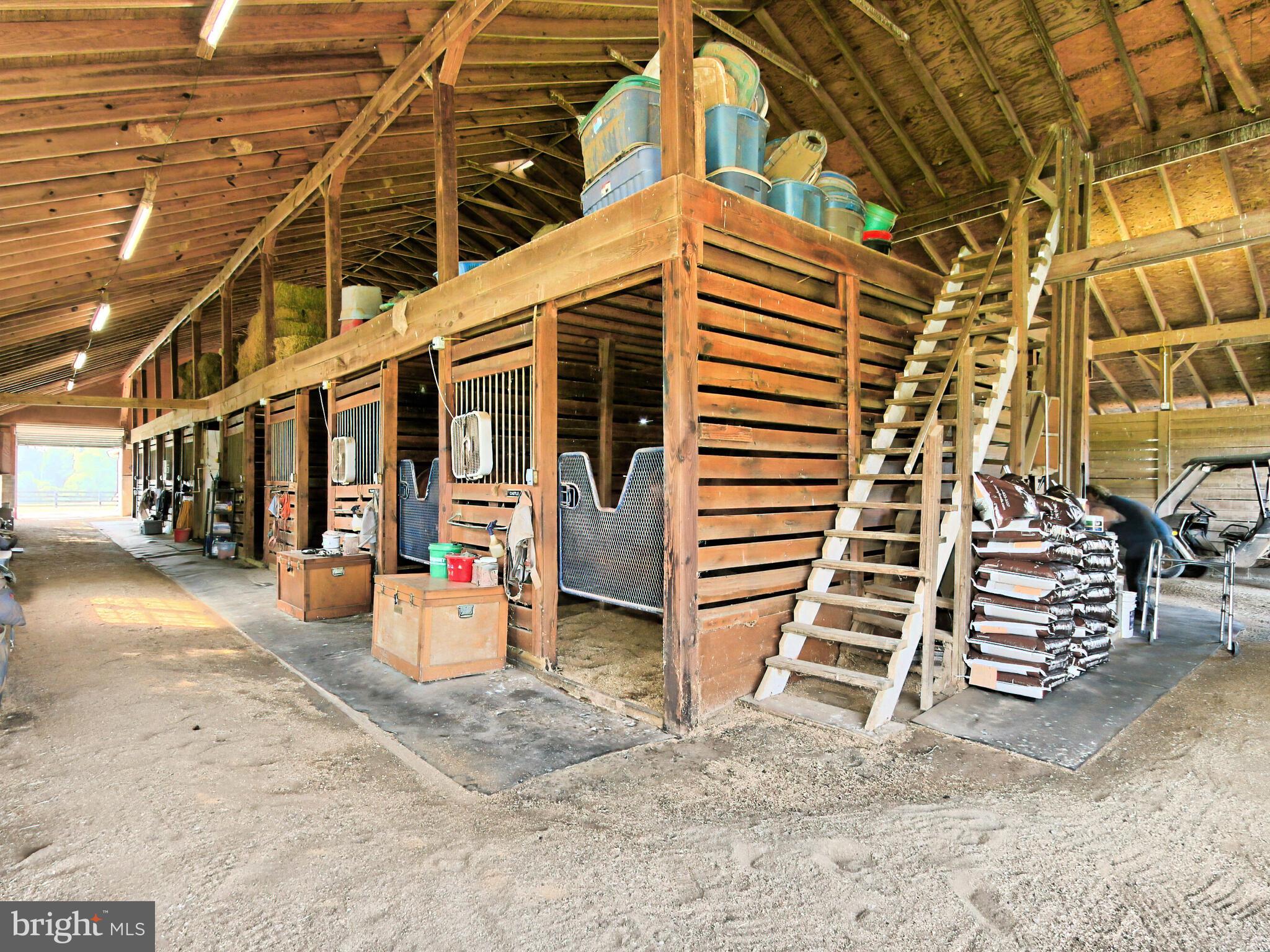 4386 Catlett Road Midland, VA 22728 - Photo 78 of 97 Stairs to upper hayloft and storage