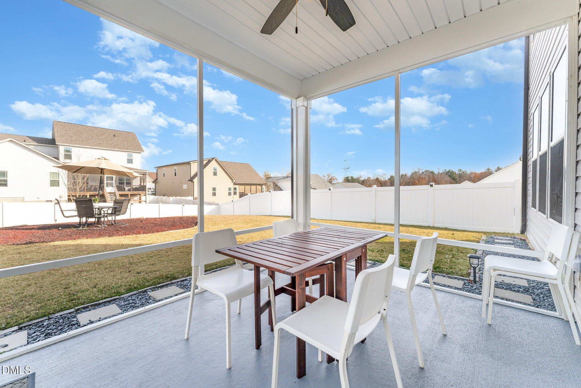 73 Lockhaven Drive Garner, NC 27529 - Photo 28 of 38 a view of a dining room with furniture window and outside view