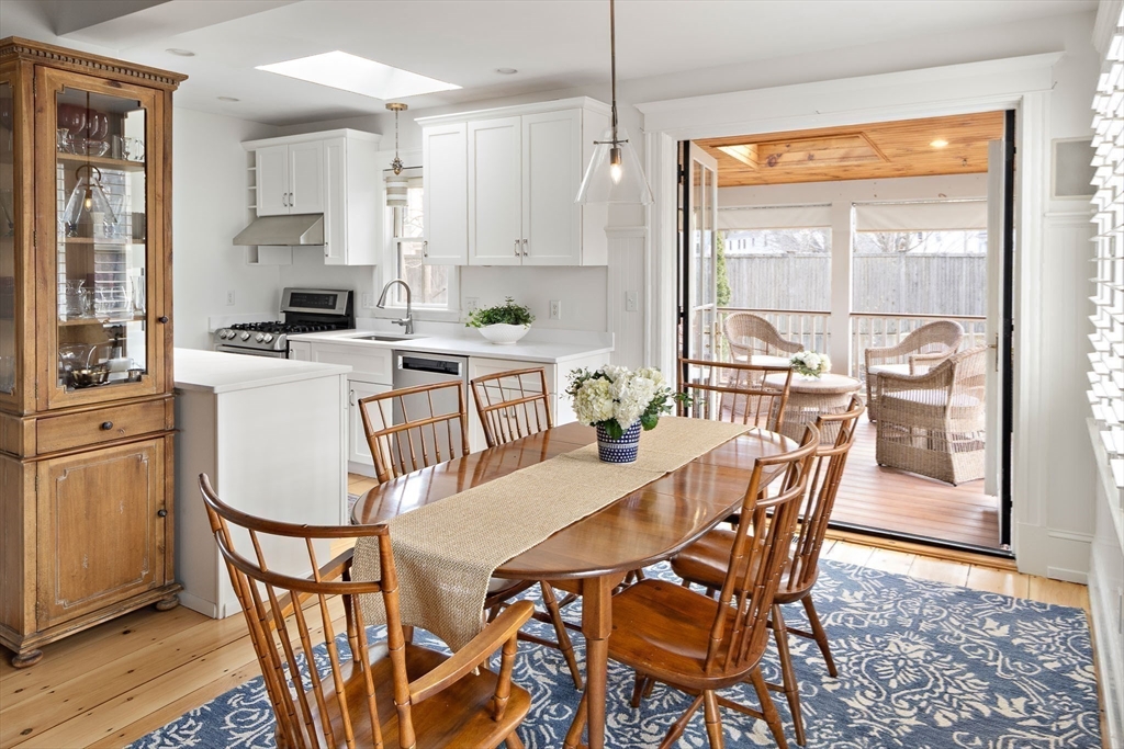 272 North Street Hingham, MA 02043 - Photo 3 of 17 a view of a dining room with furniture and wooden floor