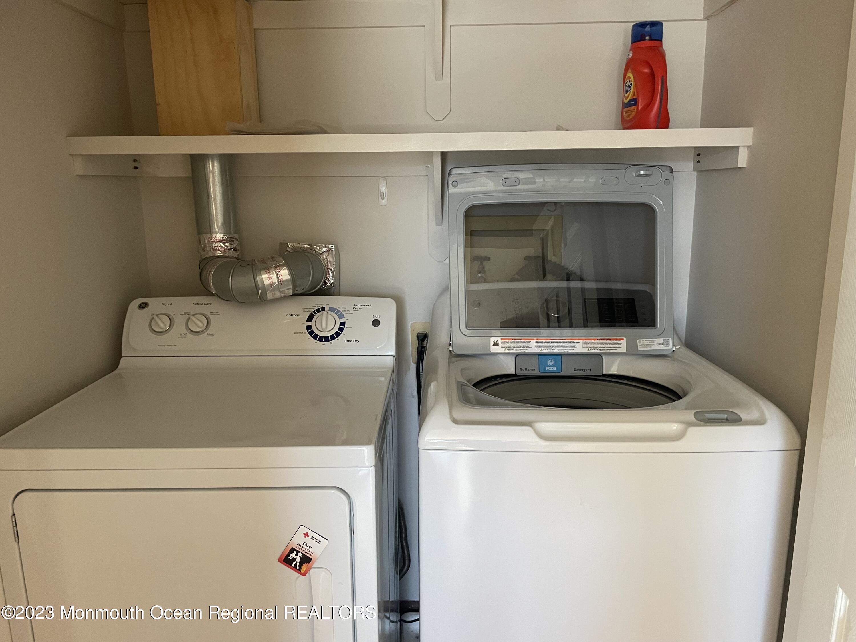 65 Grand Central Avenue Lavallette, NJ 08735 - Photo 8 of 15 a utility room with dryer and washer
