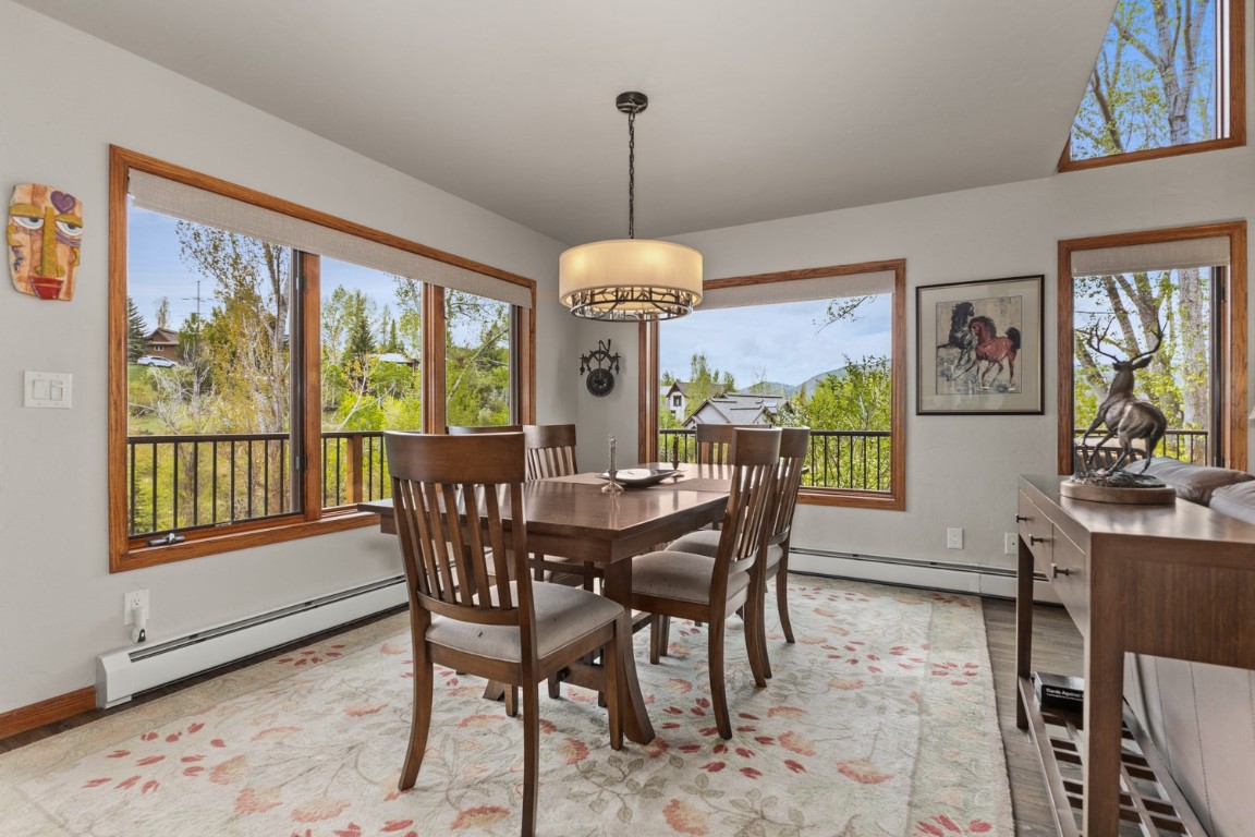 1215 Ridge View Drive Steamboat Springs, CO 80487 - Photo 8 of 30 Dining Area with Views