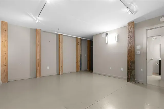 a view of an empty room