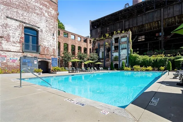 a view of a house with a swimming pool