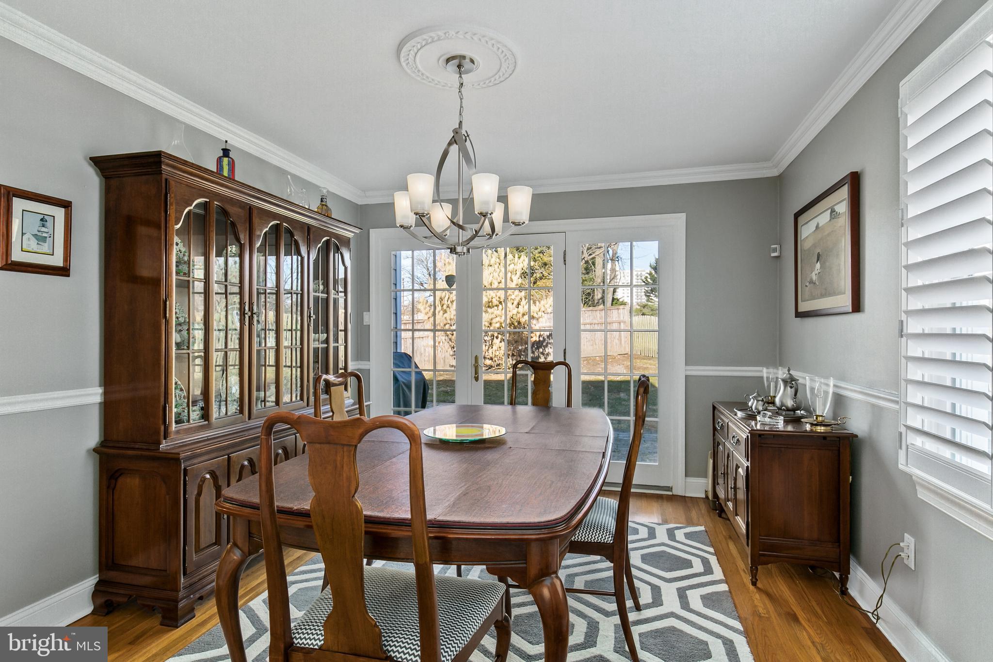 1201 Fulwood Road Cherry Hill, NJ 08034 - Photo 5 of 24 dining room with molding, and chair rail