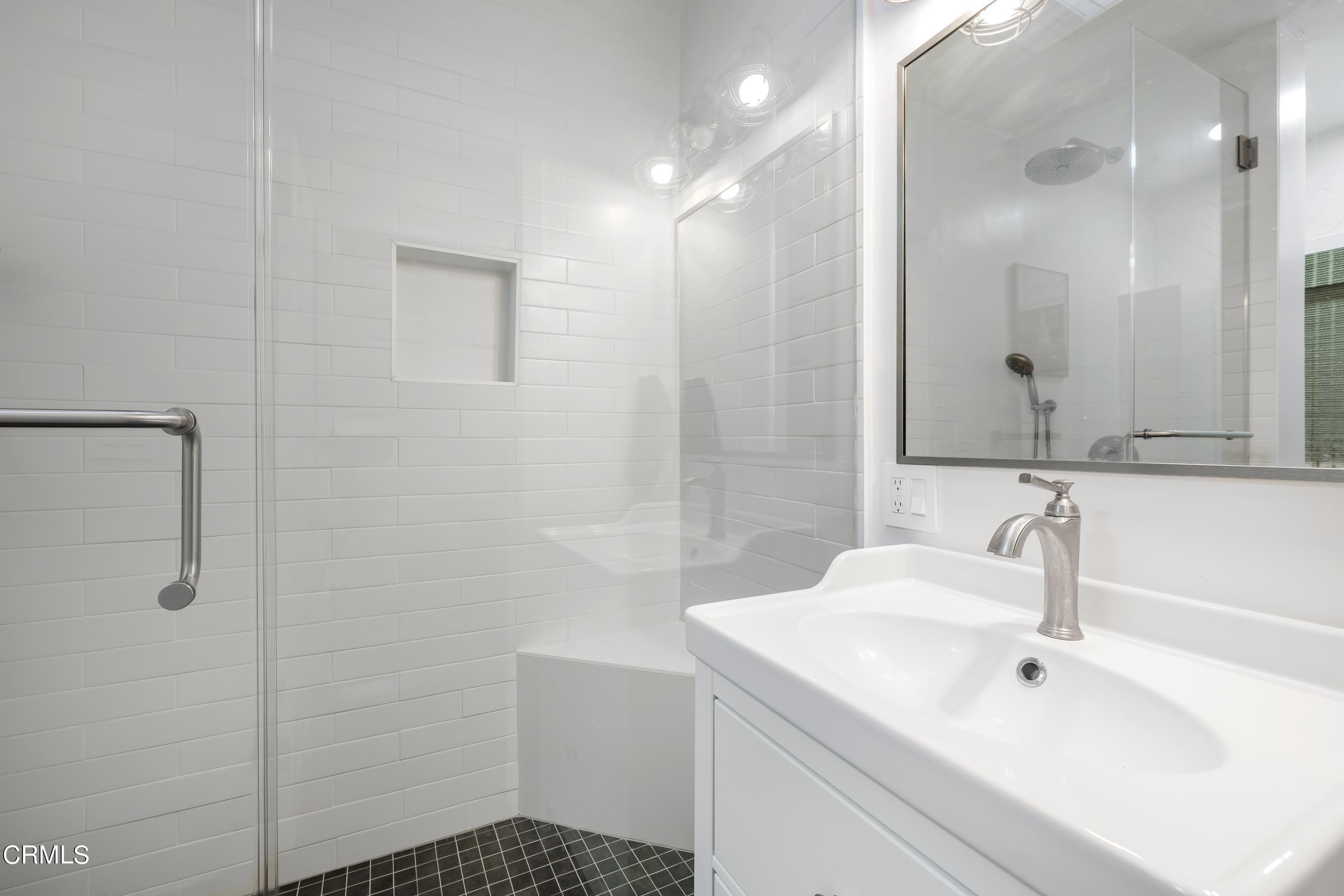 6463 Tokay Road Tujunga, CA 91042 - Photo 16 of 23 a bathroom with a sink a toilet and shower