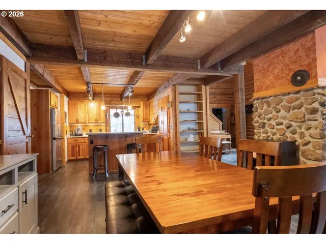 a view of a living room with furniture