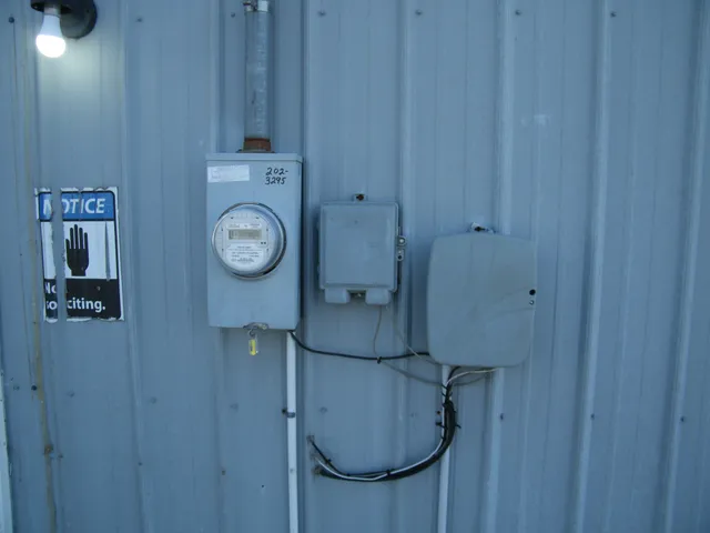 a view of water heater room