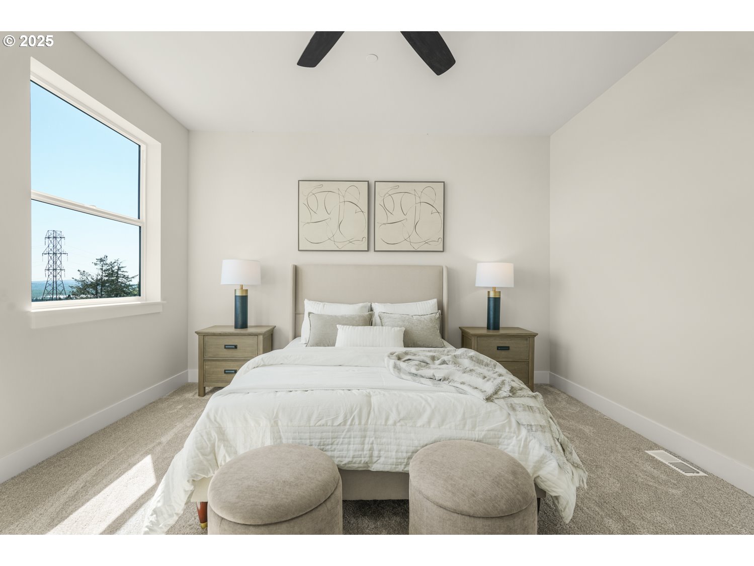 4165 Z Street Washougal, WA 98671 - Photo 31 of 40 a bedroom with a bed and a painting on the wall