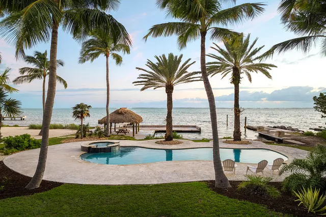 a view of an ocean and beach