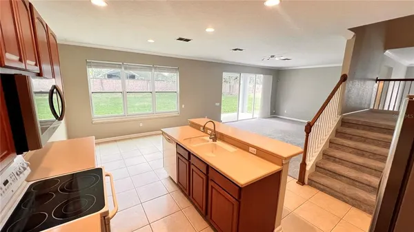 a very nice looking room with a large window