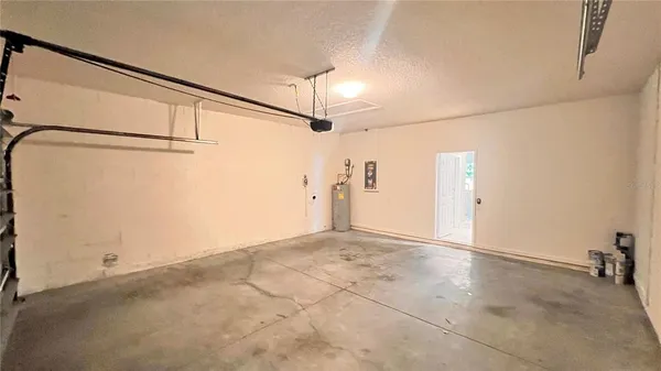 a front view of a house with an outdoor space