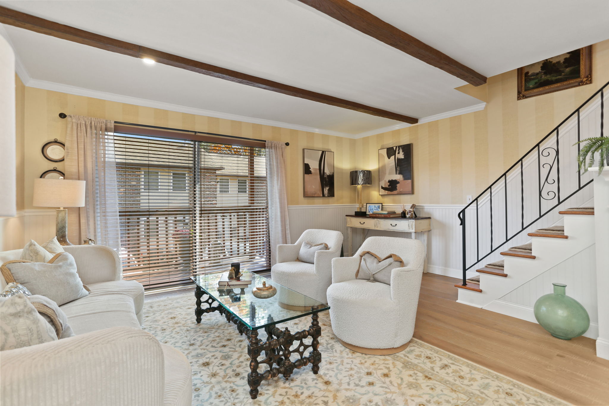 376 Knapps Highway, Unit 376 Fairfield, CT 06825 - Photo 16 of 22 Balcony with Abundant Natural Light