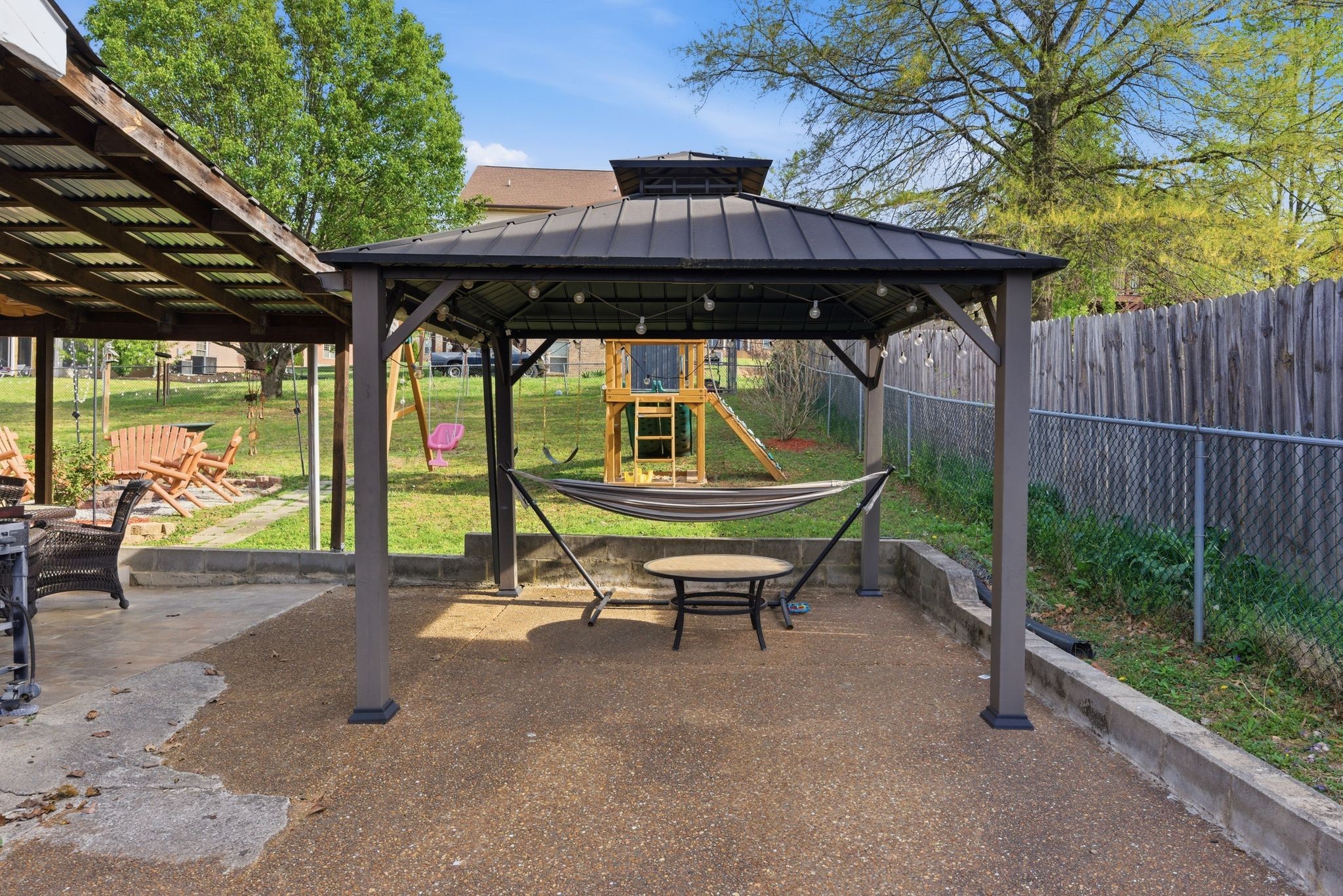 1140 Campbell Road Goodlettsville, TN 37072 - Photo 30 of 33 a backyard view with a seating space