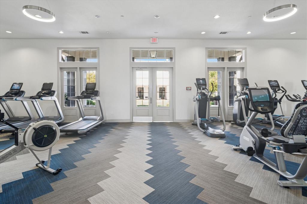 7919 Canal Street Frisco, TX 75034 - Photo 36 of 36 a view of a livingroom with furniture and gym equipment