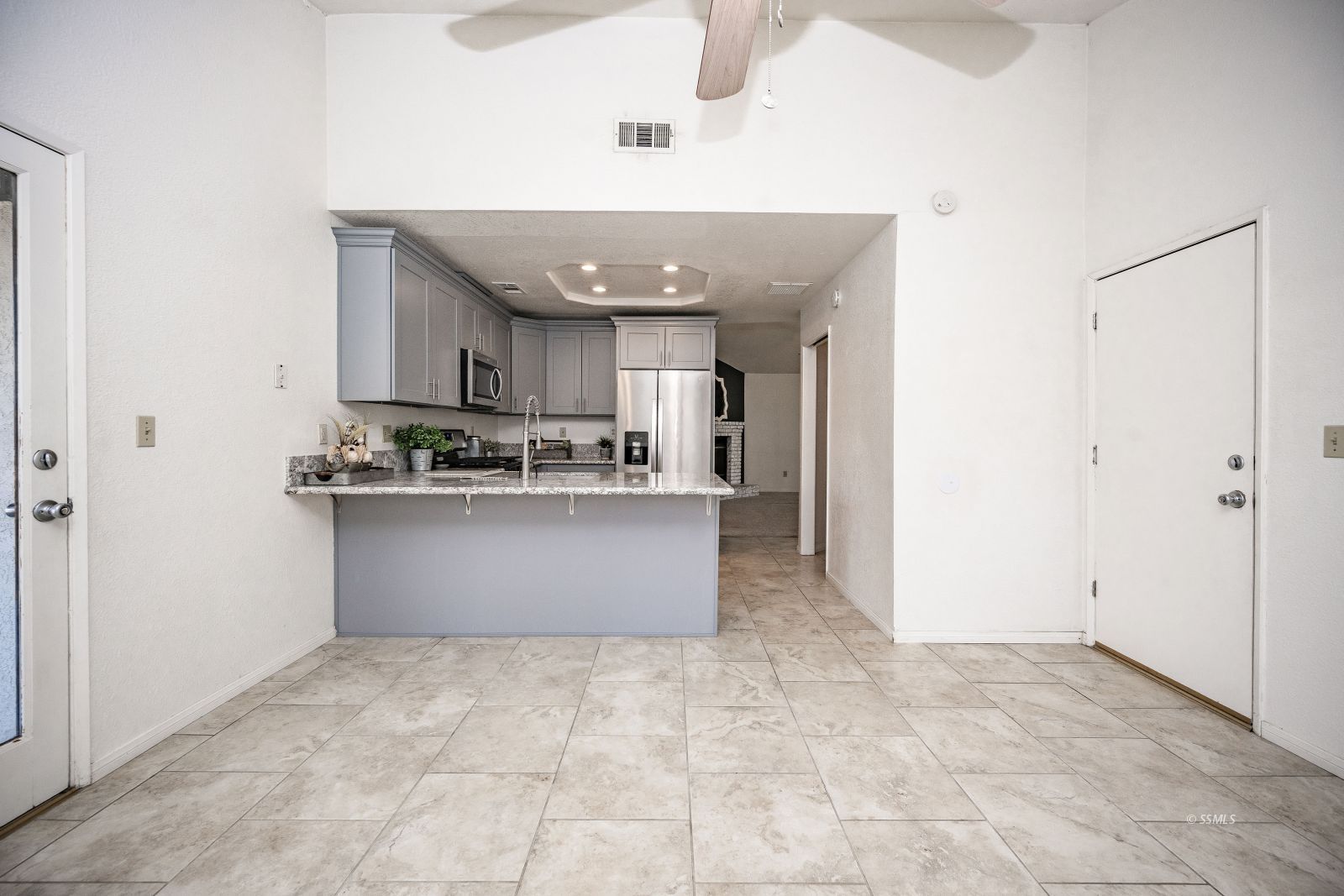 704 Beth Lane Ridgecrest, CA 93555 - Photo 7 of 39 a view of kitchen with stainless steel appliances cabinets