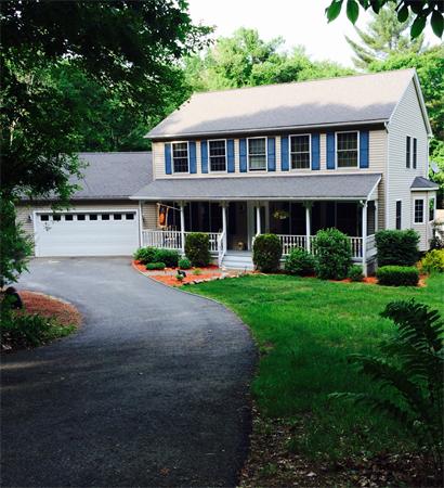 43 Old Poor Farm Road Ware, MA 01082 - Photo 1 of 29 a front view of a house with a yard and garage