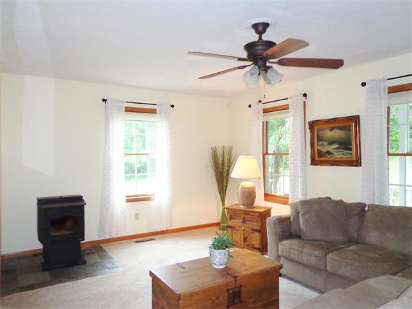 43 Old Poor Farm Road Ware, MA 01082 - Photo 14 of 29 a living room with furniture and a window