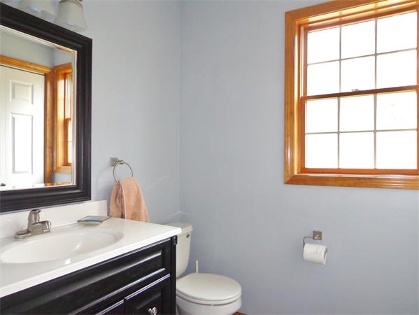 43 Old Poor Farm Road Ware, MA 01082 - Photo 17 of 29 a bathroom with a sink vanity mirror and toilet