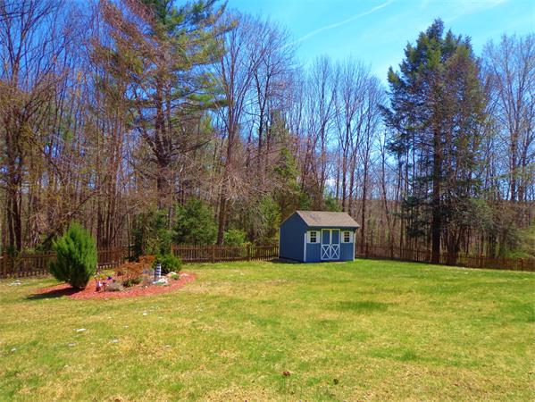 43 Old Poor Farm Road Ware, MA 01082 - Photo 2 of 29 a view of swimming pool with trees in the background