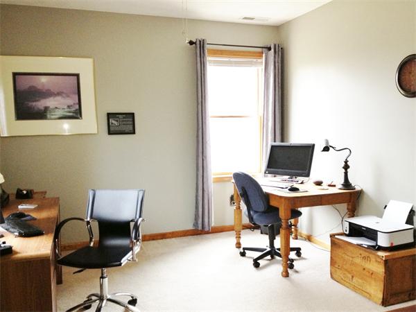 43 Old Poor Farm Road Ware, MA 01082 - Photo 9 of 29 a view of a workspace with furniture and a window