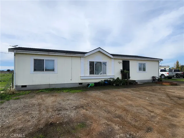 a backyard of a house