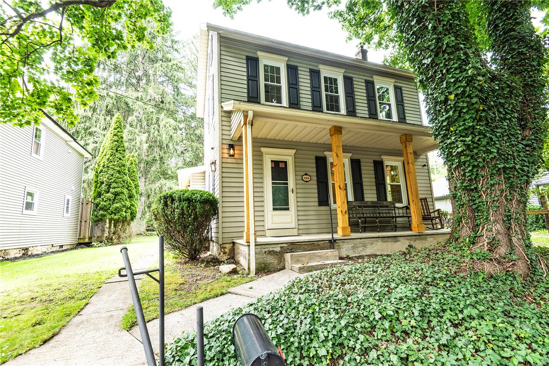 100 Creek Road Bangor, PA 18013 - Photo 1 of 51 A welcoming front porch with natural wood pillars beckons visitors to this charming two-story home.