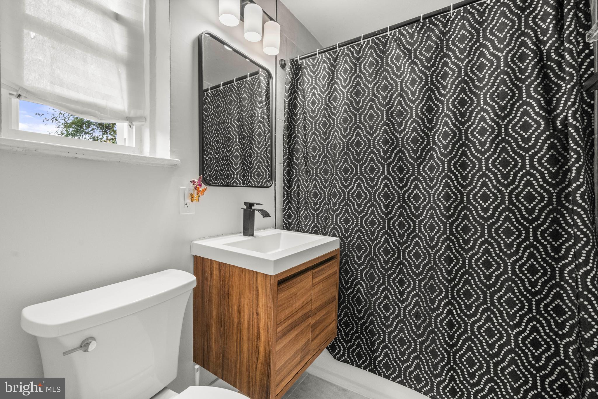 3707 Dunlap Street Temple Hills, MD 20748 - Photo 18 of 30 a bathroom with a sink toilet and mirror