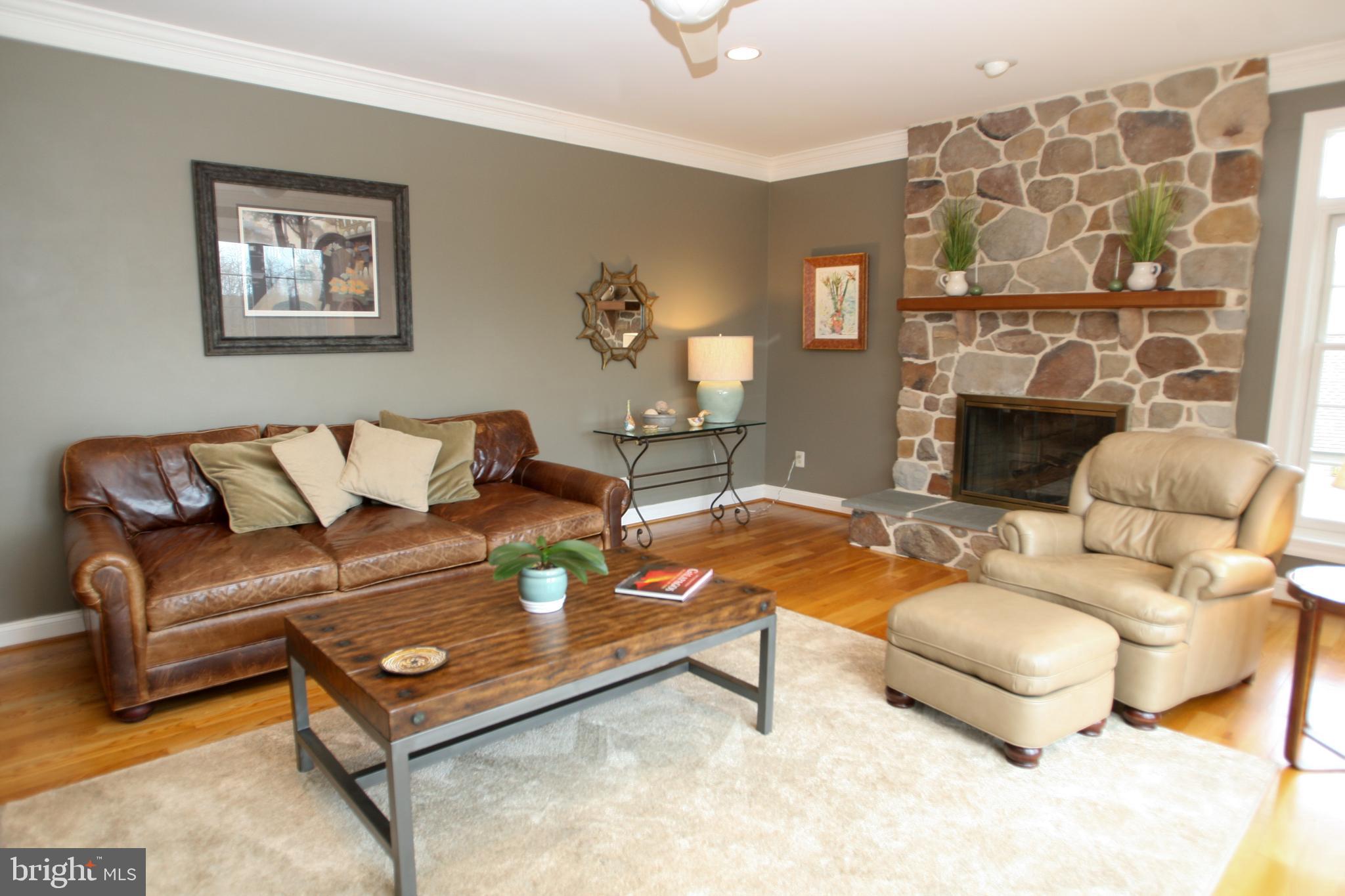 227 Kirkbrae Road Kennett Square, PA 19348 - Photo 7 of 60 Family room with fireplace