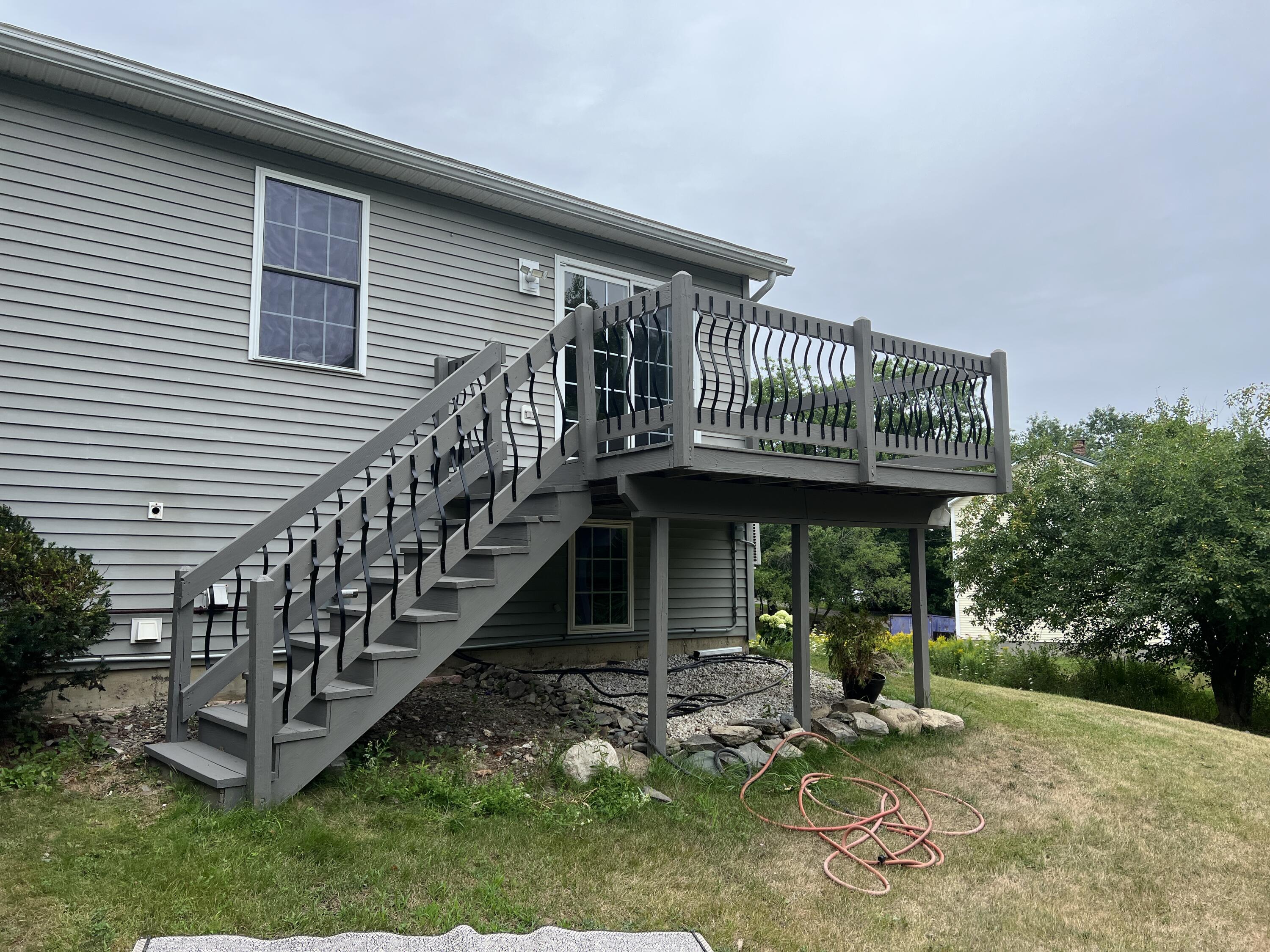 711 Bog Road Hermon, ME 04401 - Photo 53 of 65 Deck from Upper Level