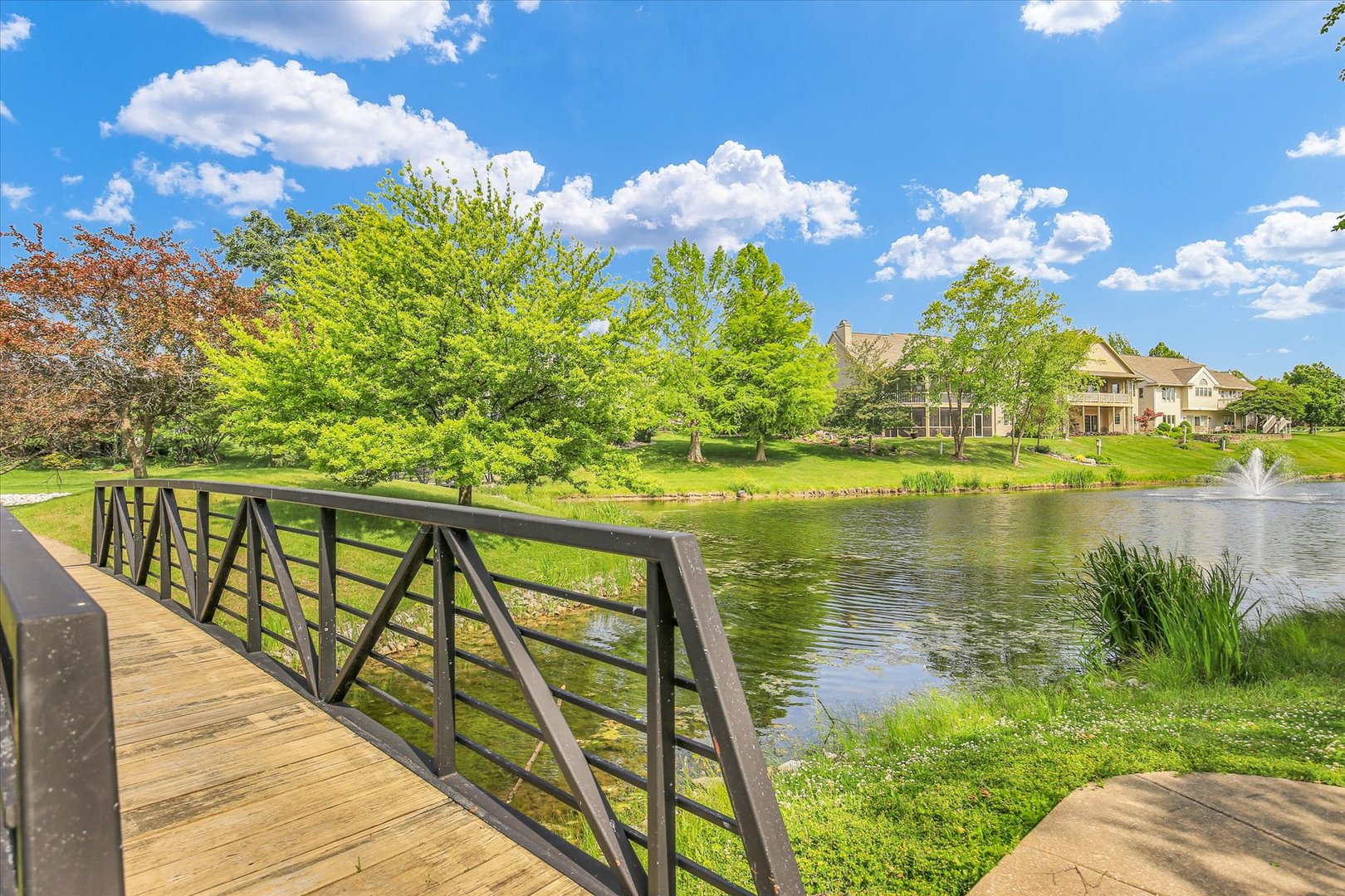 2424 Prairie Ridge Place Champaign, IL 61822 - Photo 24 of 48 a view of lake from a balcony
