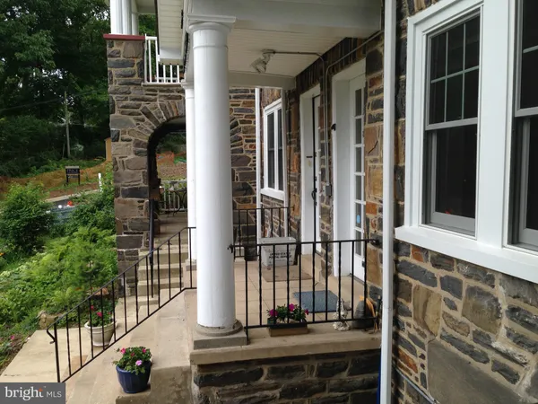a view of balcony with couch
