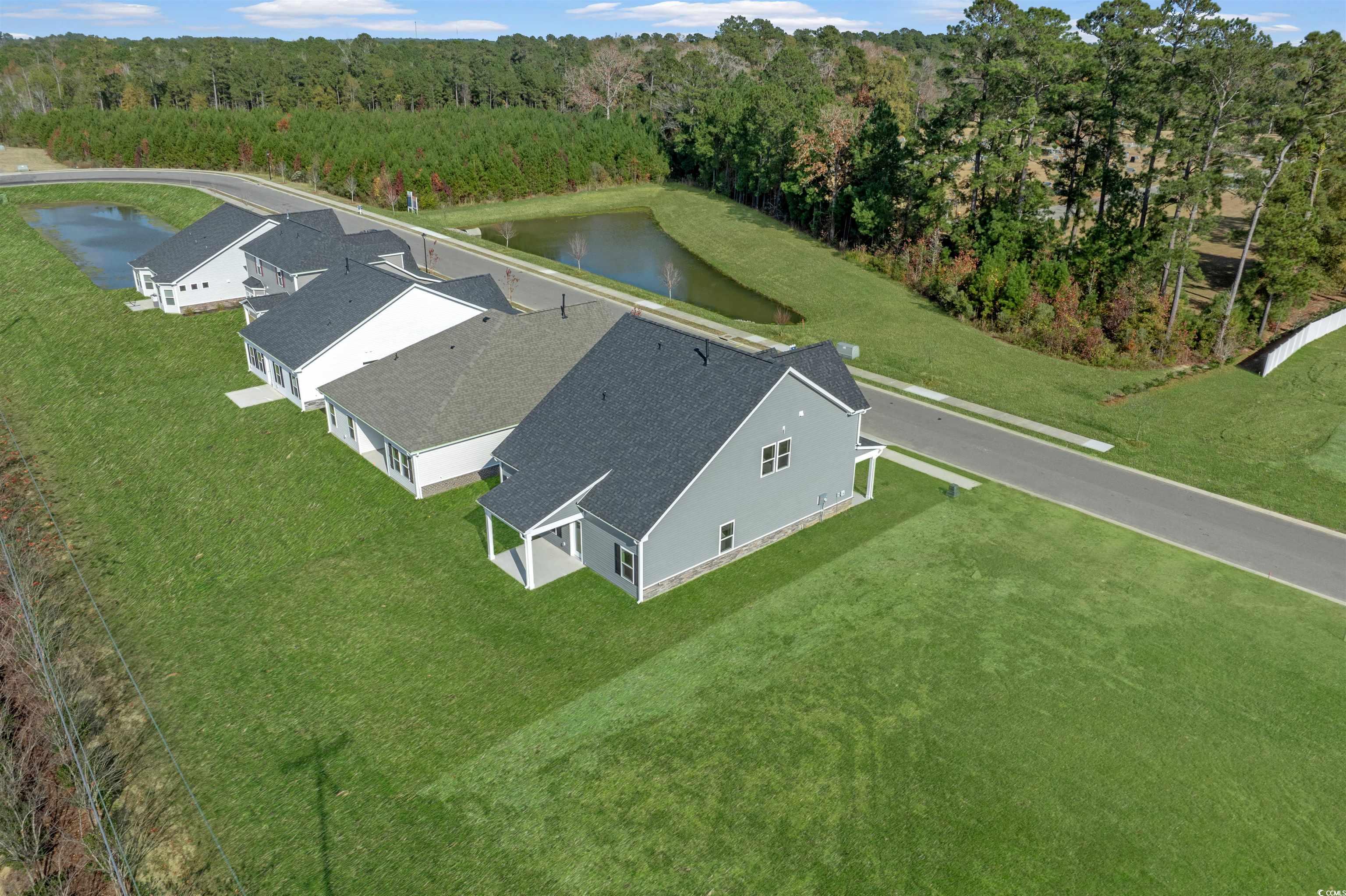 3013 Spain Lane Conway, SC 29527 - Photo 3 of 40 View from above of property featuring a forest and a nearby body of water