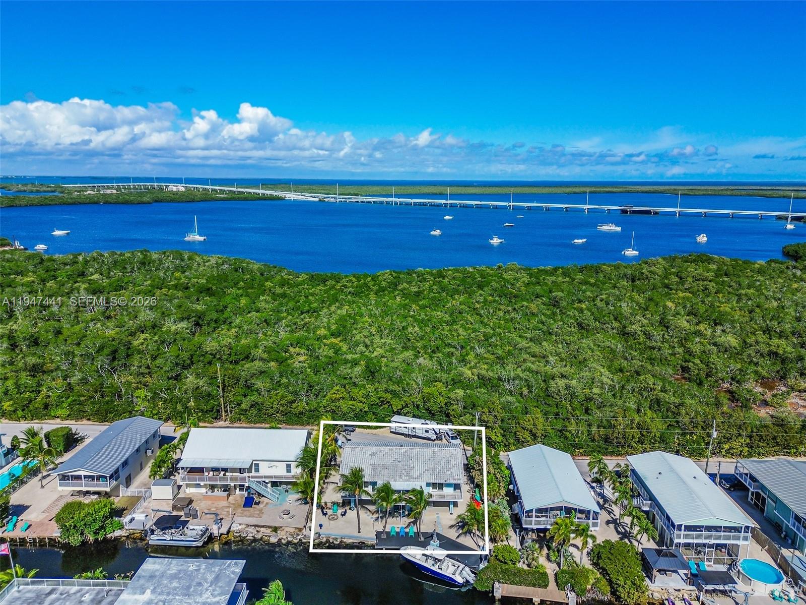 21 Mangrove Lane Key Largo, FL 33037 - Photo 46 of 48 an aerial view of multiple house yard