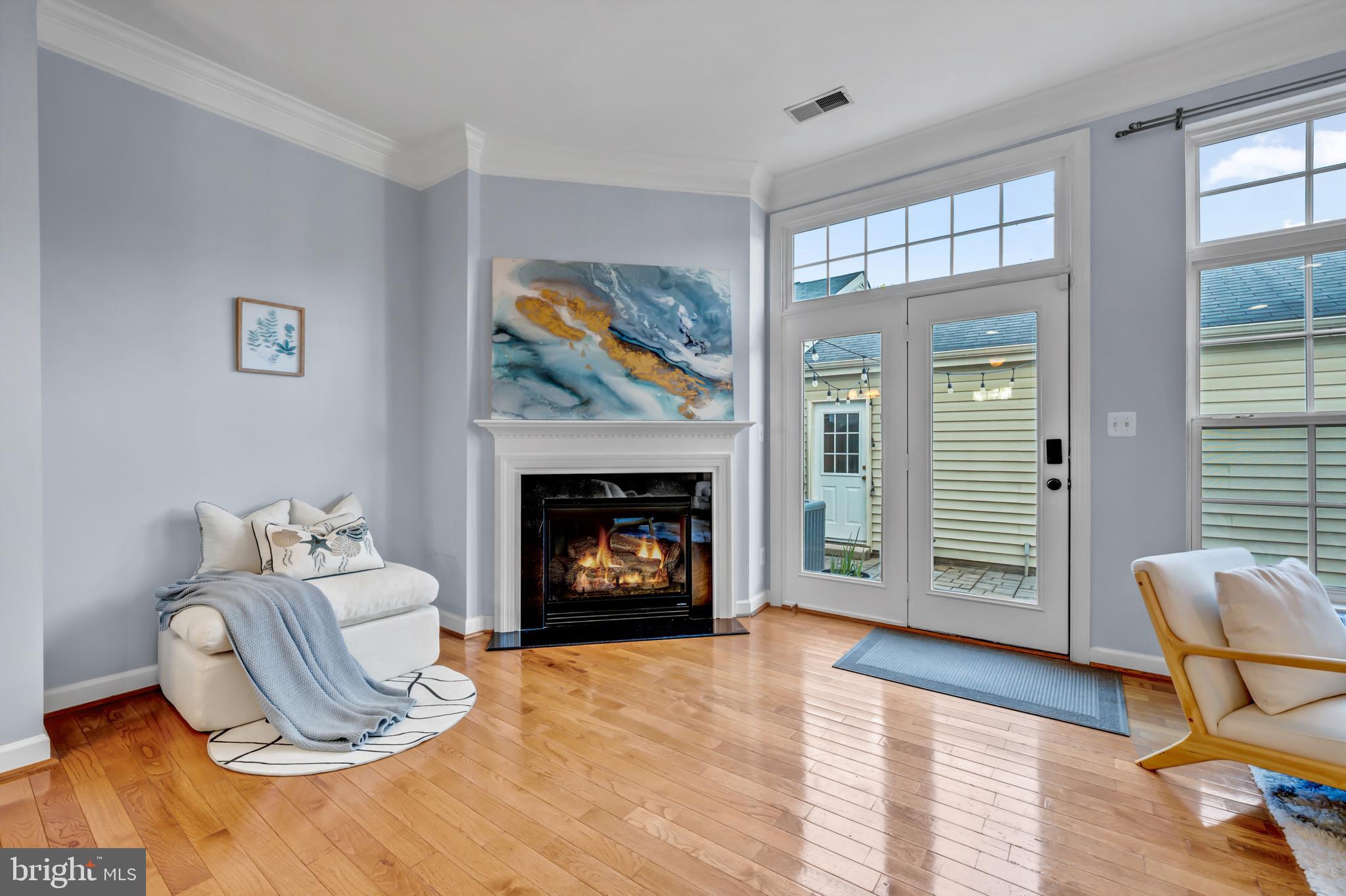9231 Ribbon Falls Loop Bristow, VA 20136 - Photo 6 of 40 a living room with furniture and a fireplace