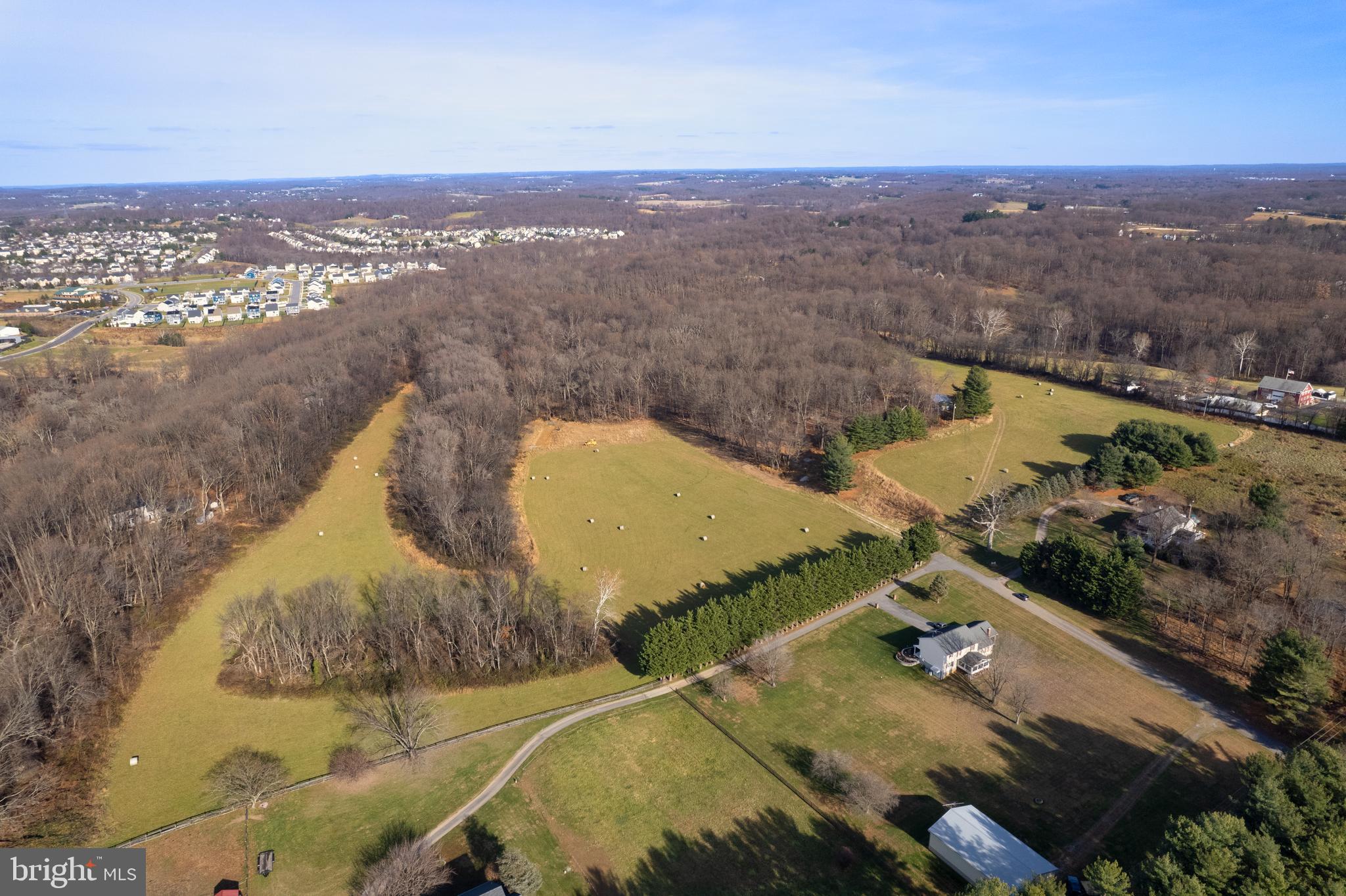 17794 Old Frederick Road Mount Airy, MD 21771 - Photo 14 of 24 an aerial view of a house with a yard